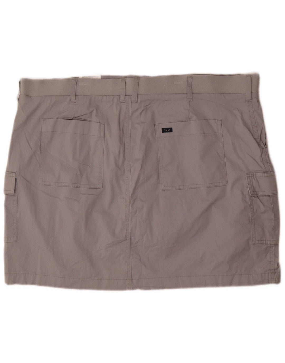 LEE Damen-Skort mit mittlerer Leibhöhe und normaler Passform, US 22 3XL, graue Baumwolle
