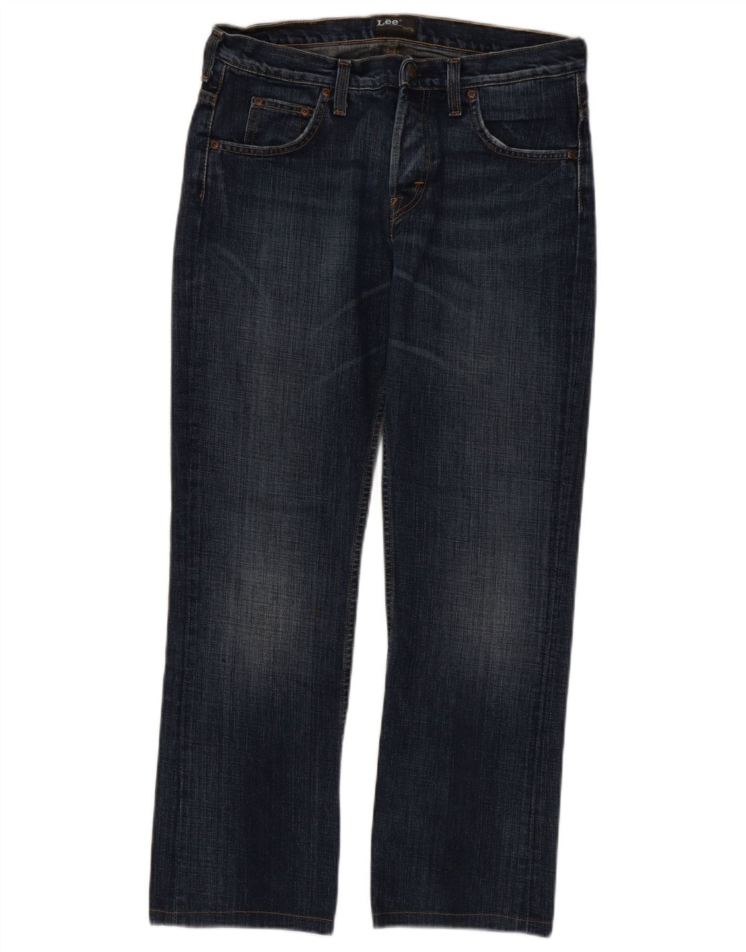 LEE Herren Knox Straight Jeans W32 L28 Blaue Baumwolle