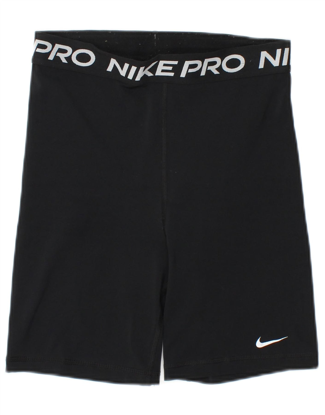 NIKE Damen Dri Fit Graphic Sport Shorts UK 8 Small Schwarz