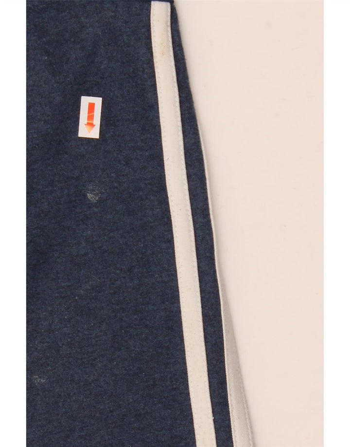Adidas Damen Leggings UK 12/14 Medium Marineblau Baumwolle