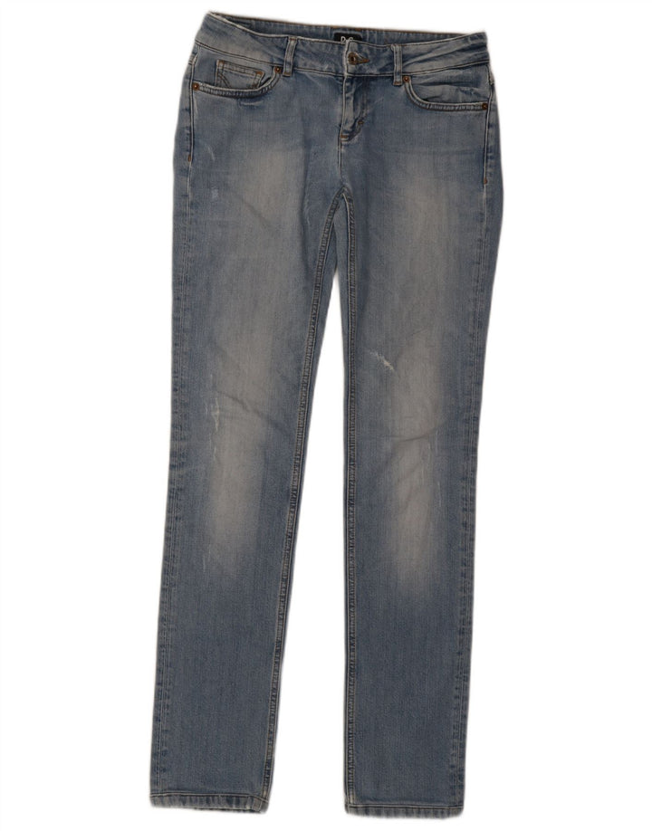 Dolce & Gabbana Damen Distressed Slim Jeans W29 L32 Blaue Baumwolle