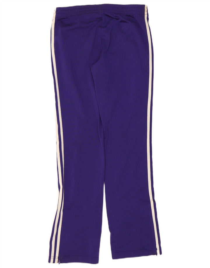 Adidas Damen Trainingshose EU 34 XS Lila Polyester