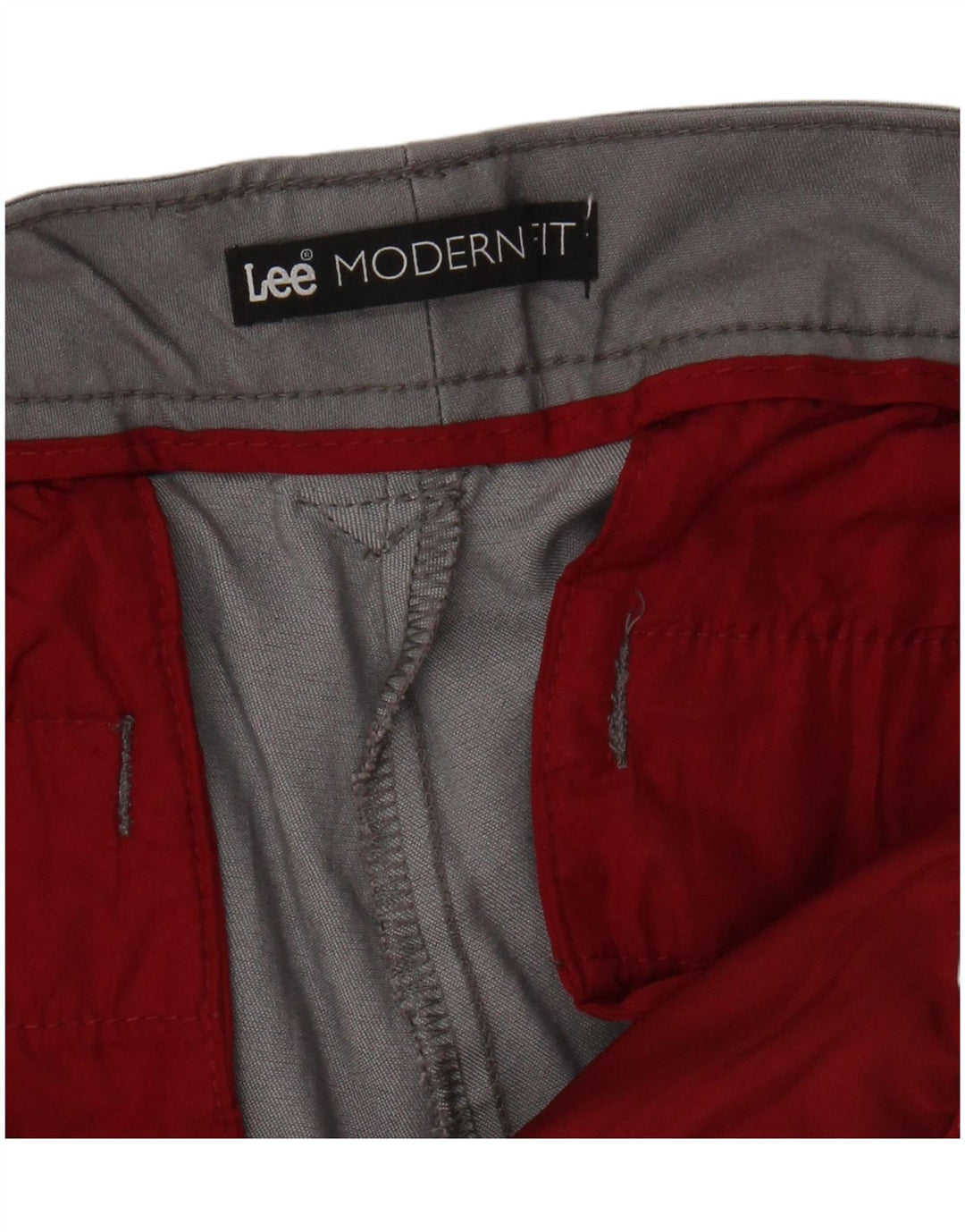 Lee Damen Modern Fit Straight Chino Hose W34 L27 Grau