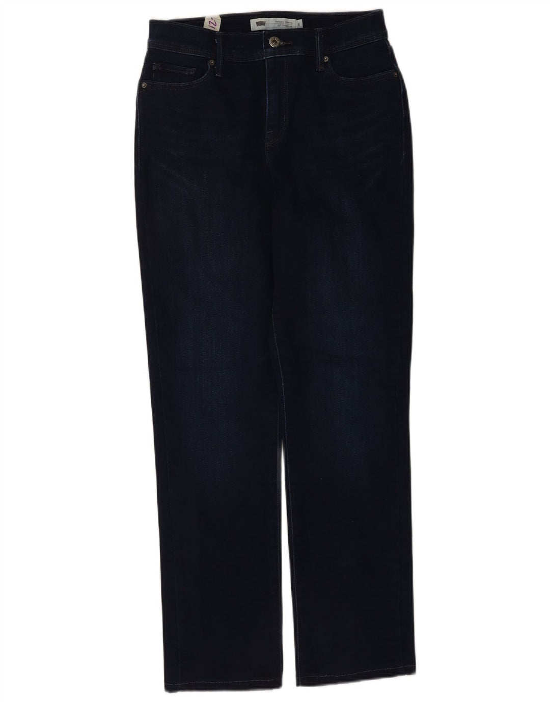Levi's Damen 512 Straight Jeans US 6 Medium W28 L28 Marineblau
