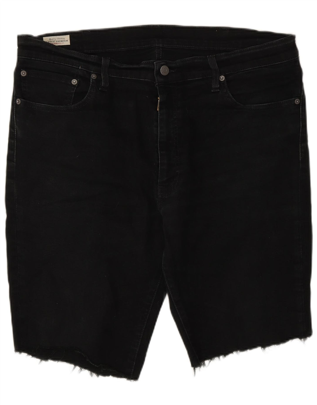 Levi's Herren 511 Denim Shorts W38 XL Schwarz Baumwolle