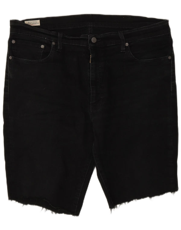 Levi's Herren 511 Denim Shorts W38 XL Schwarz Baumwolle