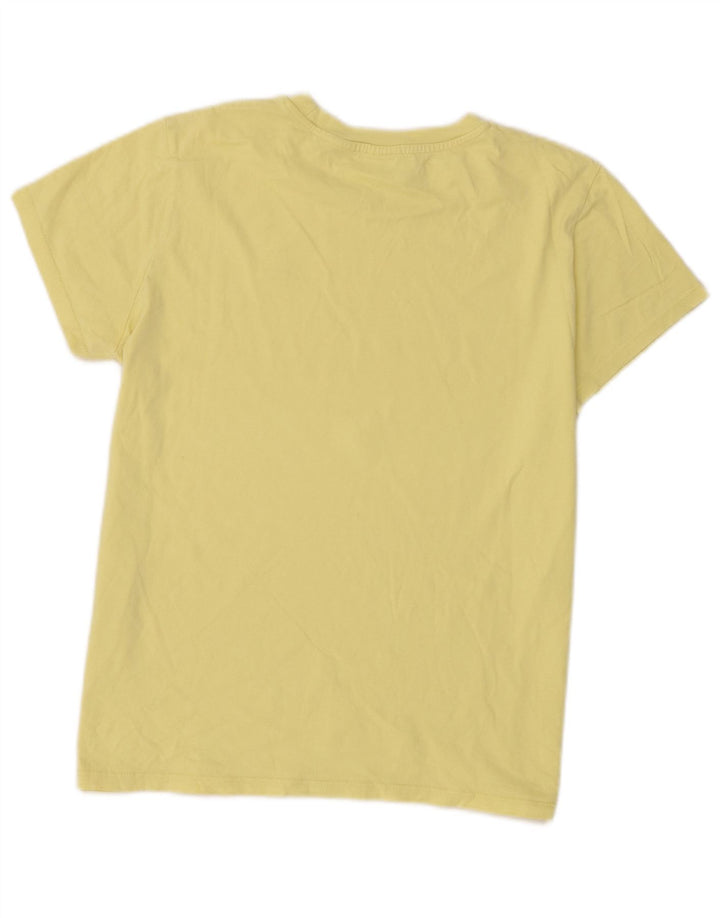 Levi's Damen T-Shirt Top UK 14 Large Gelb