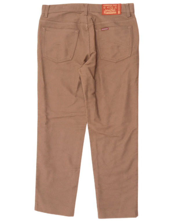 Carrera Herren 700 Straight Casual Hose IT 50 Large W34 L29 Braune Baumwolle