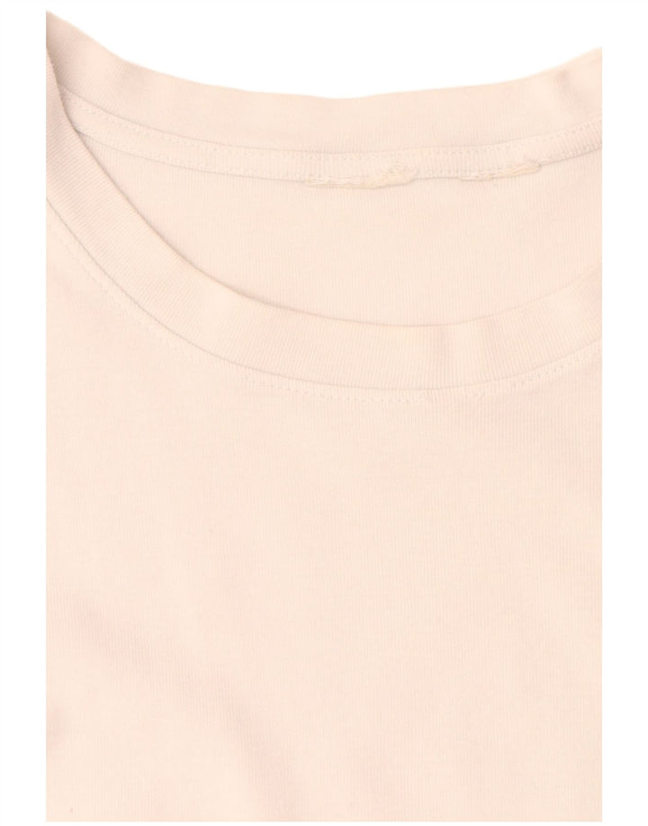 Levi's Damen Übergroßes T-Shirt Top UK 16 Large Weiß