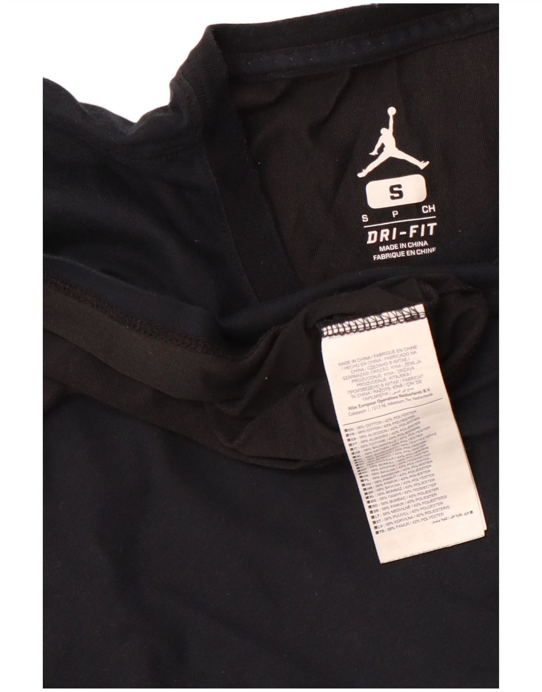 JORDAN Herren-T-Shirt mit Grafik, Größe S, Schwarz, Baumwolle, Sport