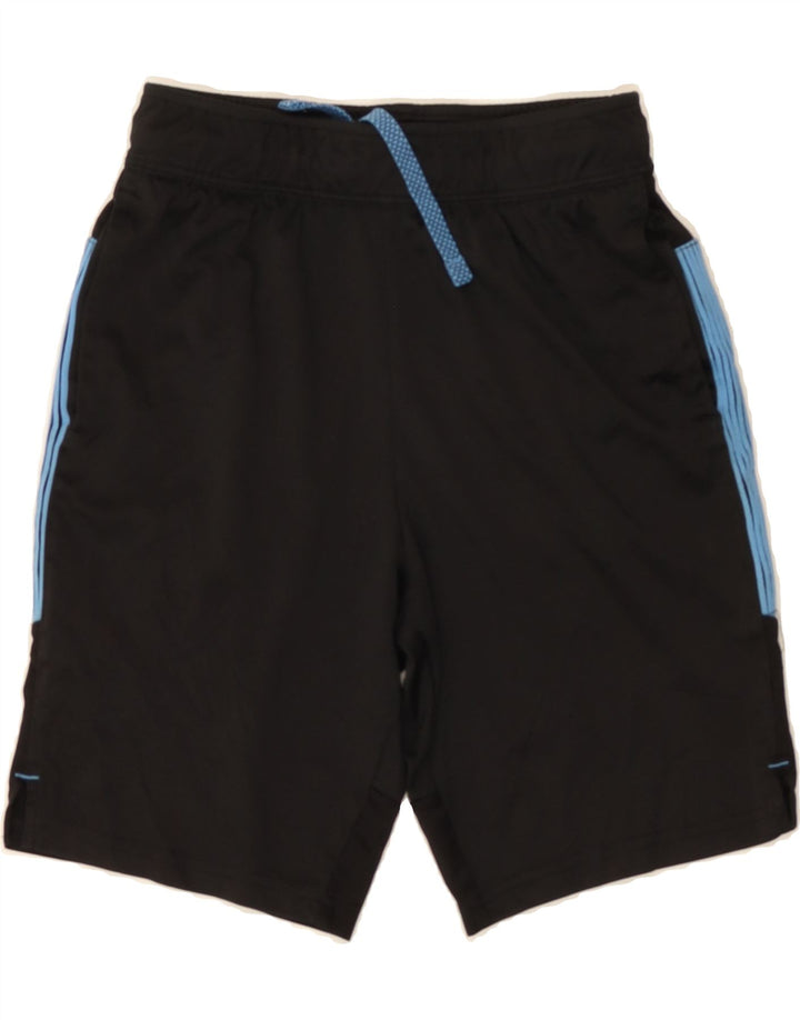 RUSSELL ATHLETIC Boys Sport Shorts 10-11 Years Large Black Polyester Vintage Russell Athletic and Second-Hand Russell Athletic from Messina Hembry 