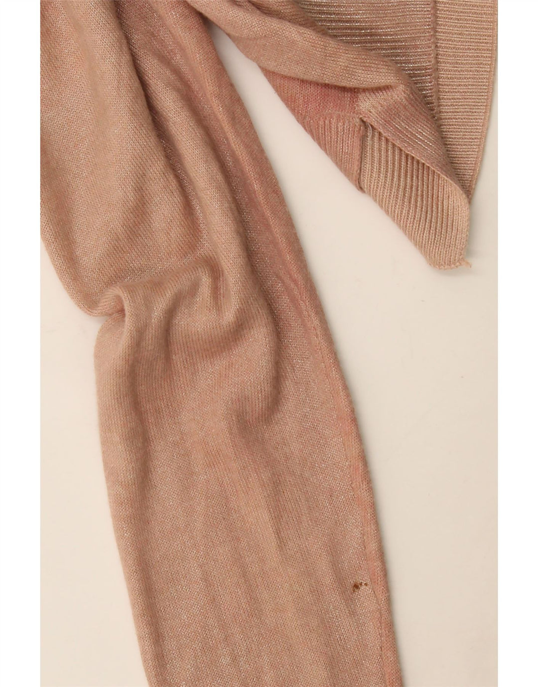 Zara Damen-Pullover mit U-Boot-Ausschnitt, Gr. 14, Mittelbeige