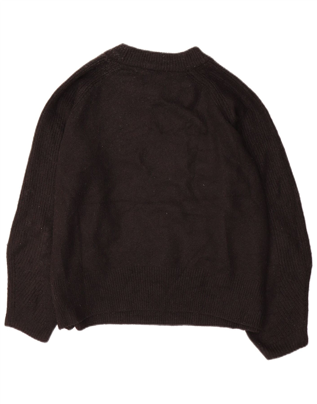 Marks & Spencer Damen-Pullover, übergroß, Rundhalsausschnitt, Gr. 40, Größe L, Schwarz