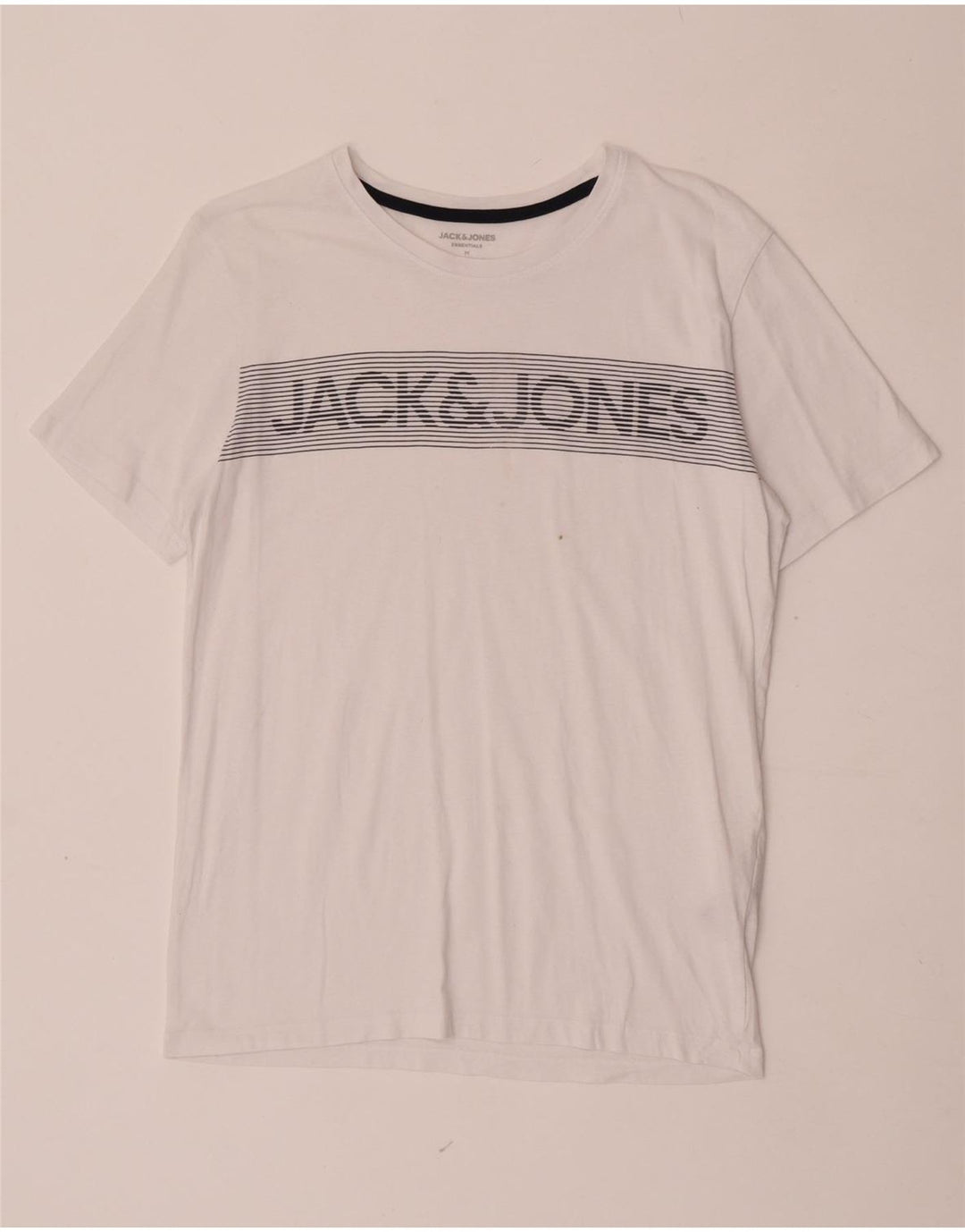 Jack & Jones Herren-T-Shirt mit Grafik, mittelweiße Baumwolle