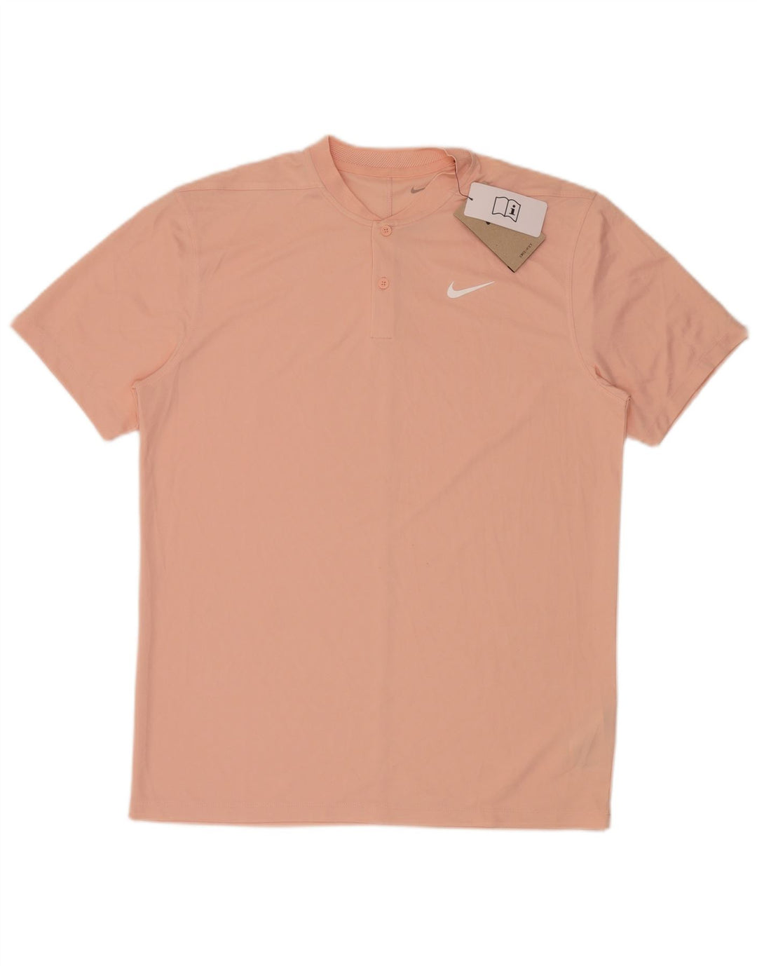 Nike Herren Dri Fit T-Shirt Top Mittelrosa Polyester