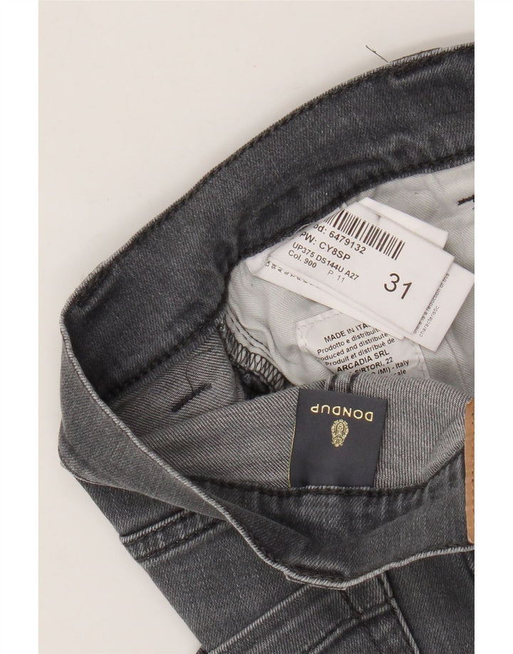 Dondup Damen Skinny Jeans W31 L29 Graue Baumwolle
