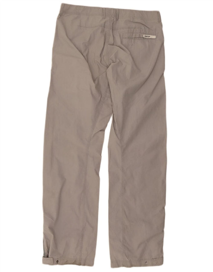 CAT Gerade Herren-Chinohose W32 L34 Graues Polyester