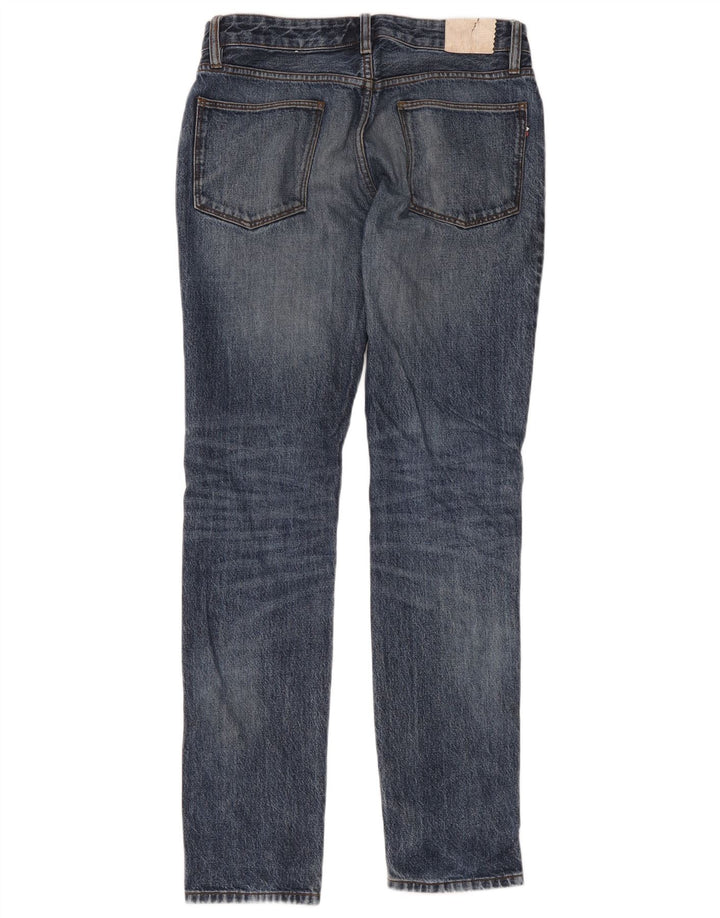 Lacoste Herren Slim Jeans W30 L32 Blaue Baumwolle