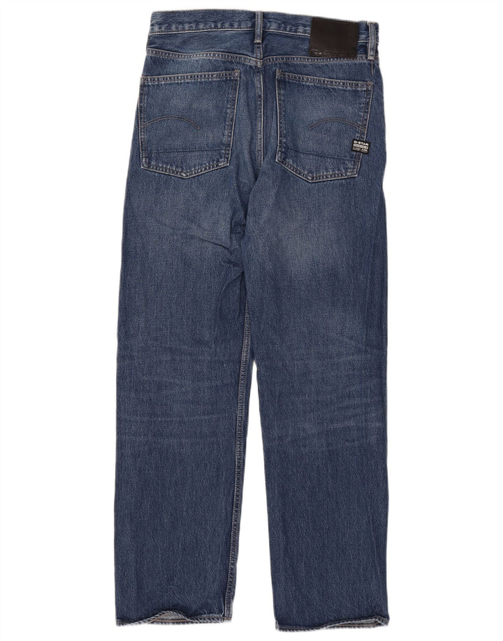 G-Star Herren Straight Jeans W30 L30 Blaue Baumwolle