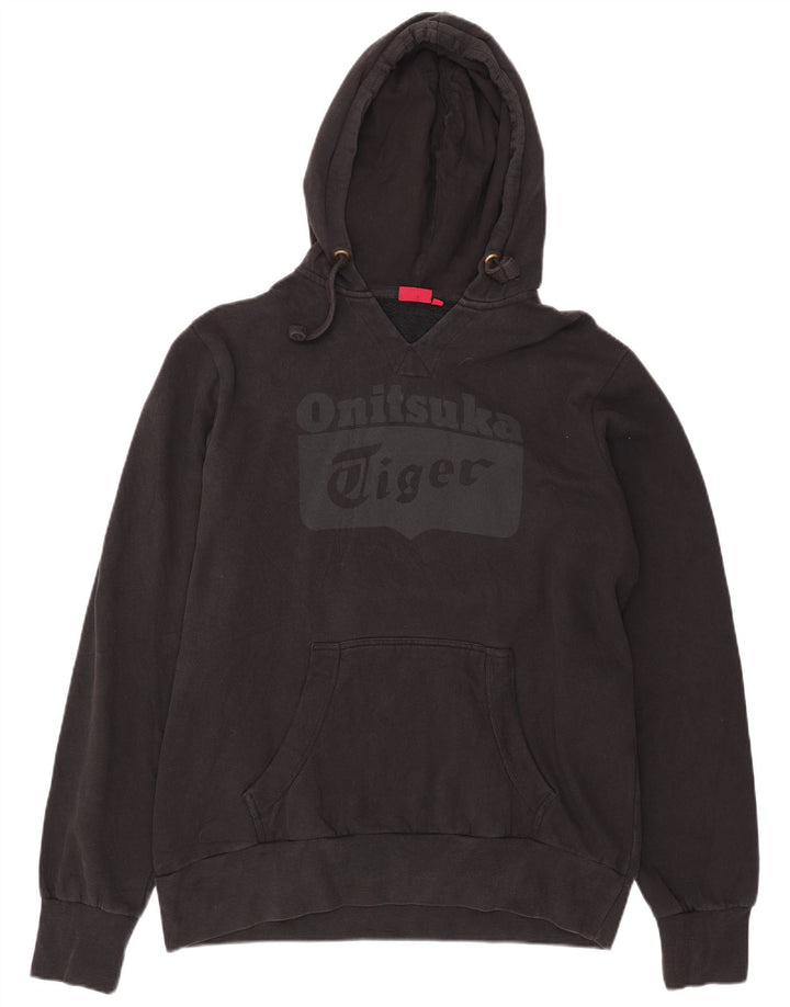 Herren-Kapuzenpullover mit Grafik, 2XL, schwarze Baumwolle
