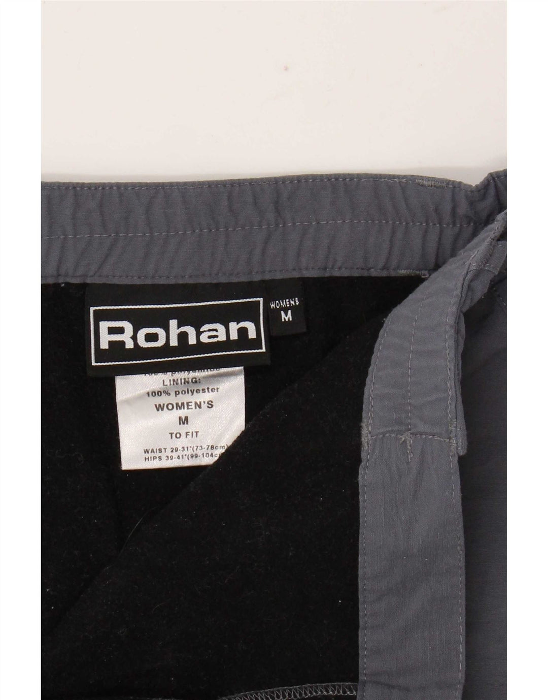 Rohan Damen-Freizeithose, gerade, mittelgroß, W30, L29, Grau, Polyamid