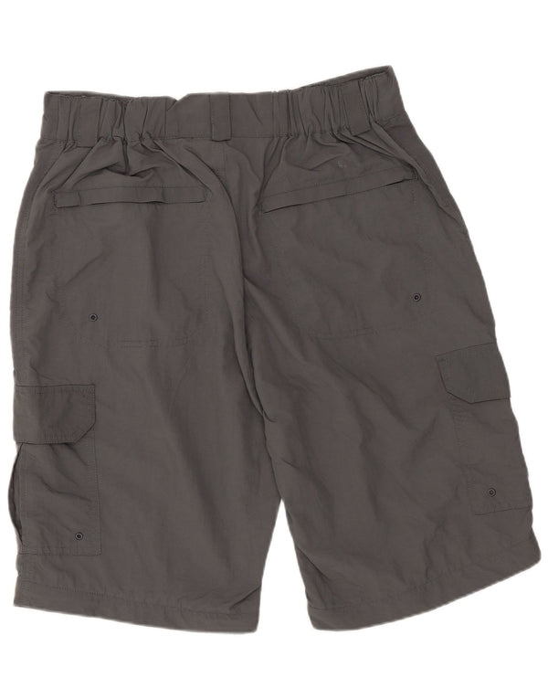 MOUNTAIN WAREHOUSE Herren Cargoshorts W32 Mittelgraues Nylon
