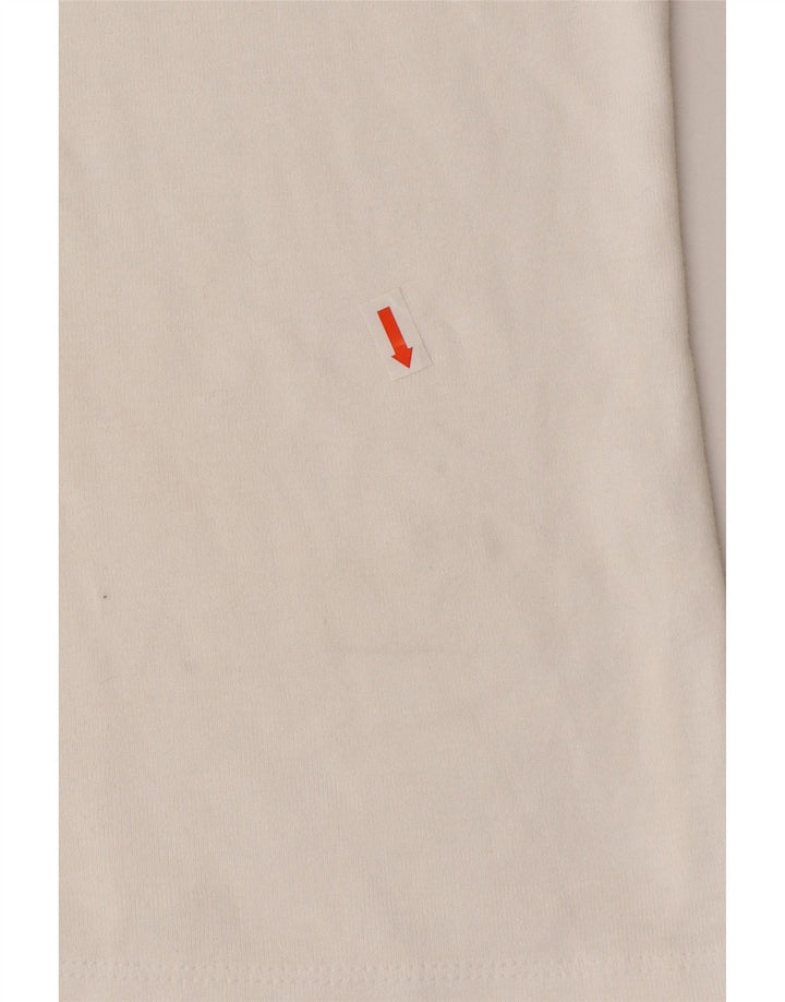 TOMMY HILFIGER Womens Top Long Sleeve UK 14 Medium White