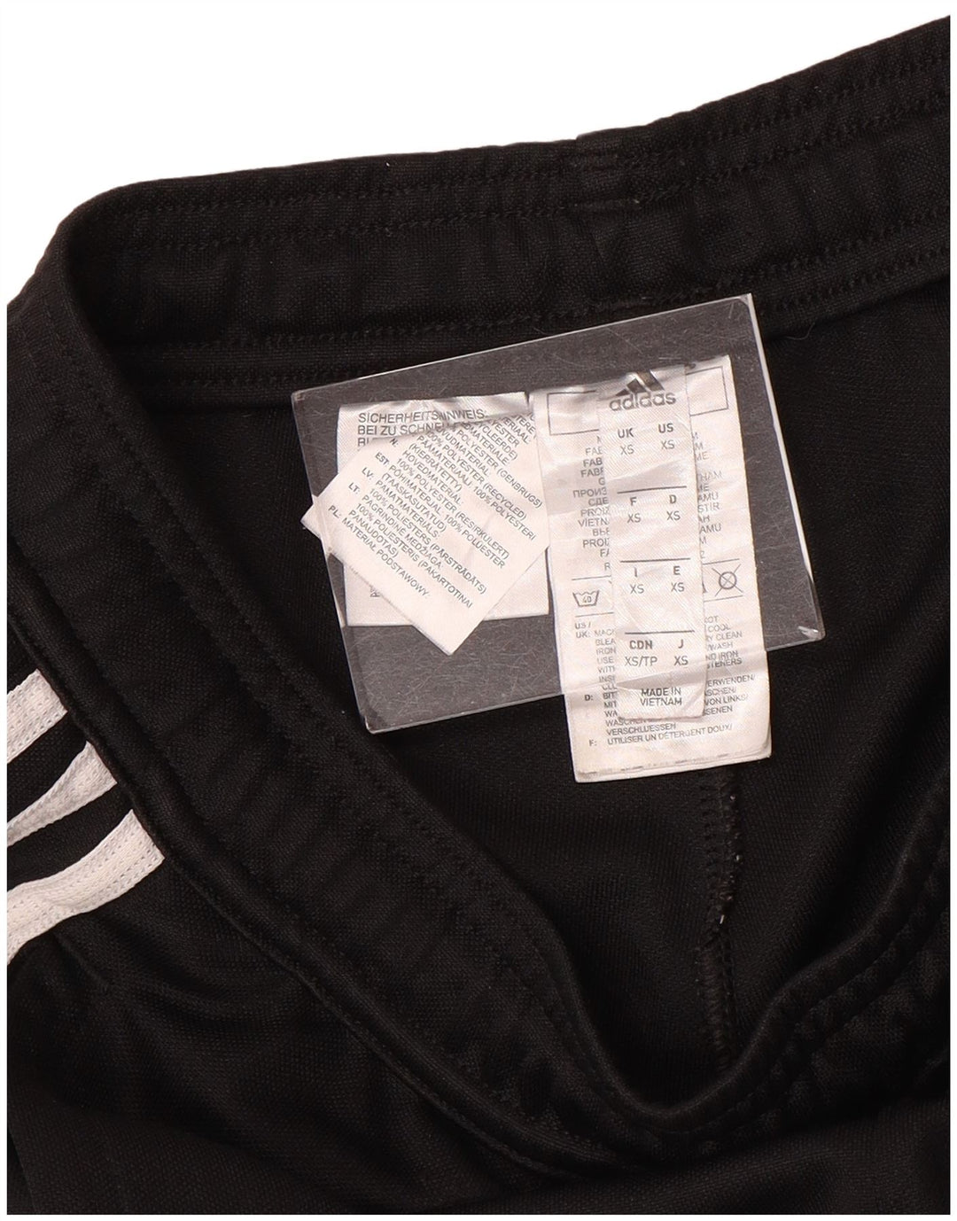 Adidas Herren Trainingshose XS Schwarz Polyester
