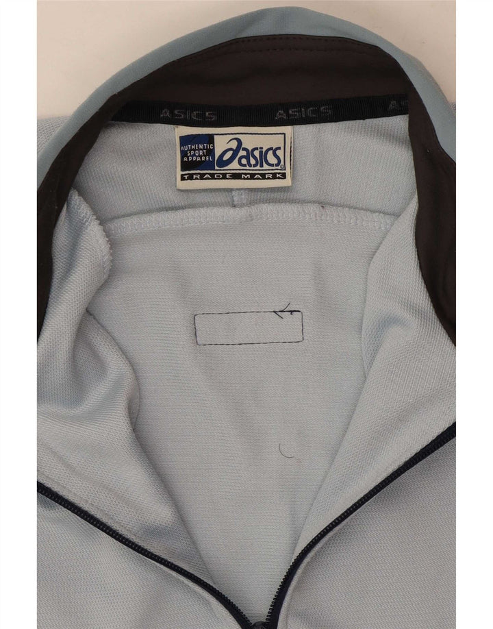 Asics Damen Trainingsanzug Top Jacke UK 12 Mittelblau