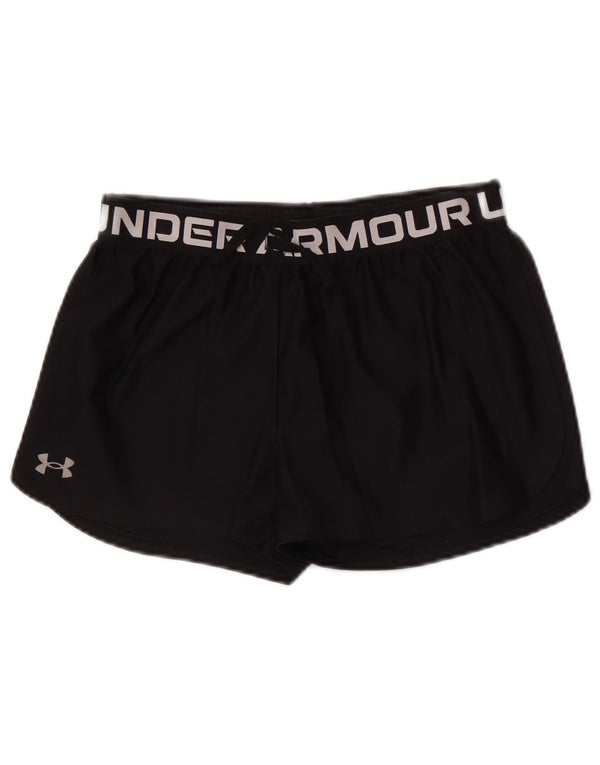 Under Armour Mädchen Graphic Relaxed Fit Sportshorts, 11–12 Jahre, Größe L, Schwarz