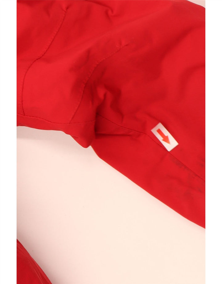 Helly Hansen Damen-Windbreakerjacke mit Kapuze, UK 10, Größe S, Rot, Farbblock