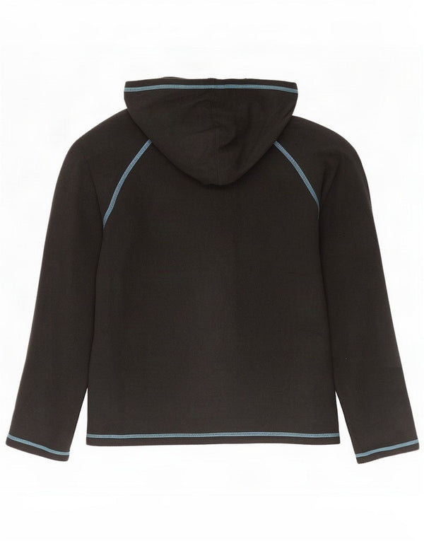 The North Face Mädchen-Fleecejacke mit Kapuze, 11–12 Jahre, Größe L, Schwarz, Polyester