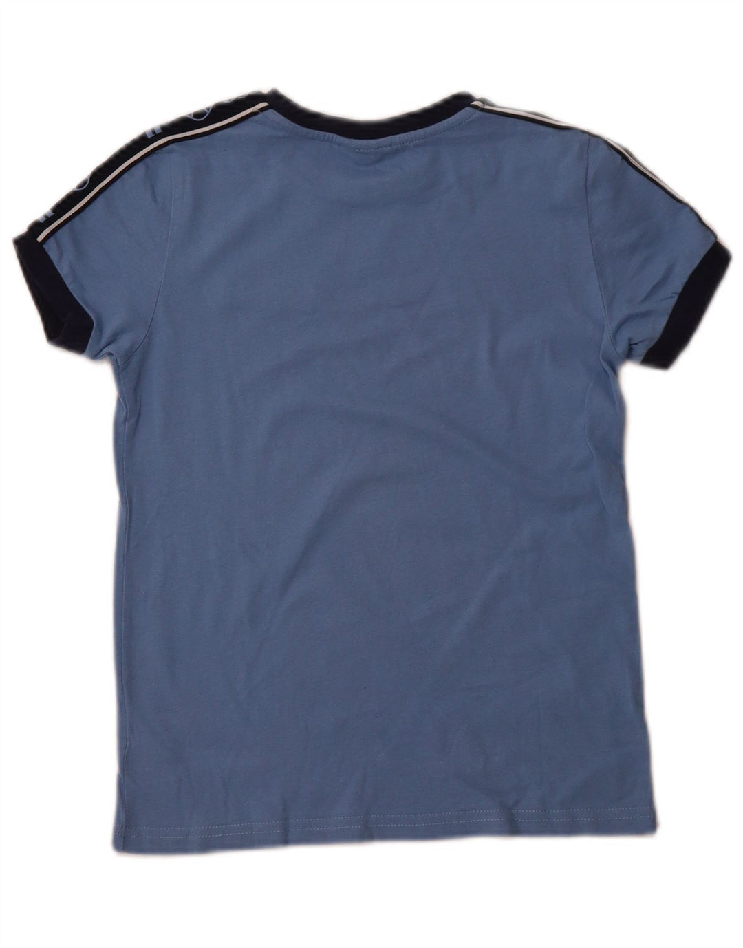 ELLESSE Grafik-T-Shirt-Oberteil für Jungen, 8–9 Jahre, blaue Baumwolle