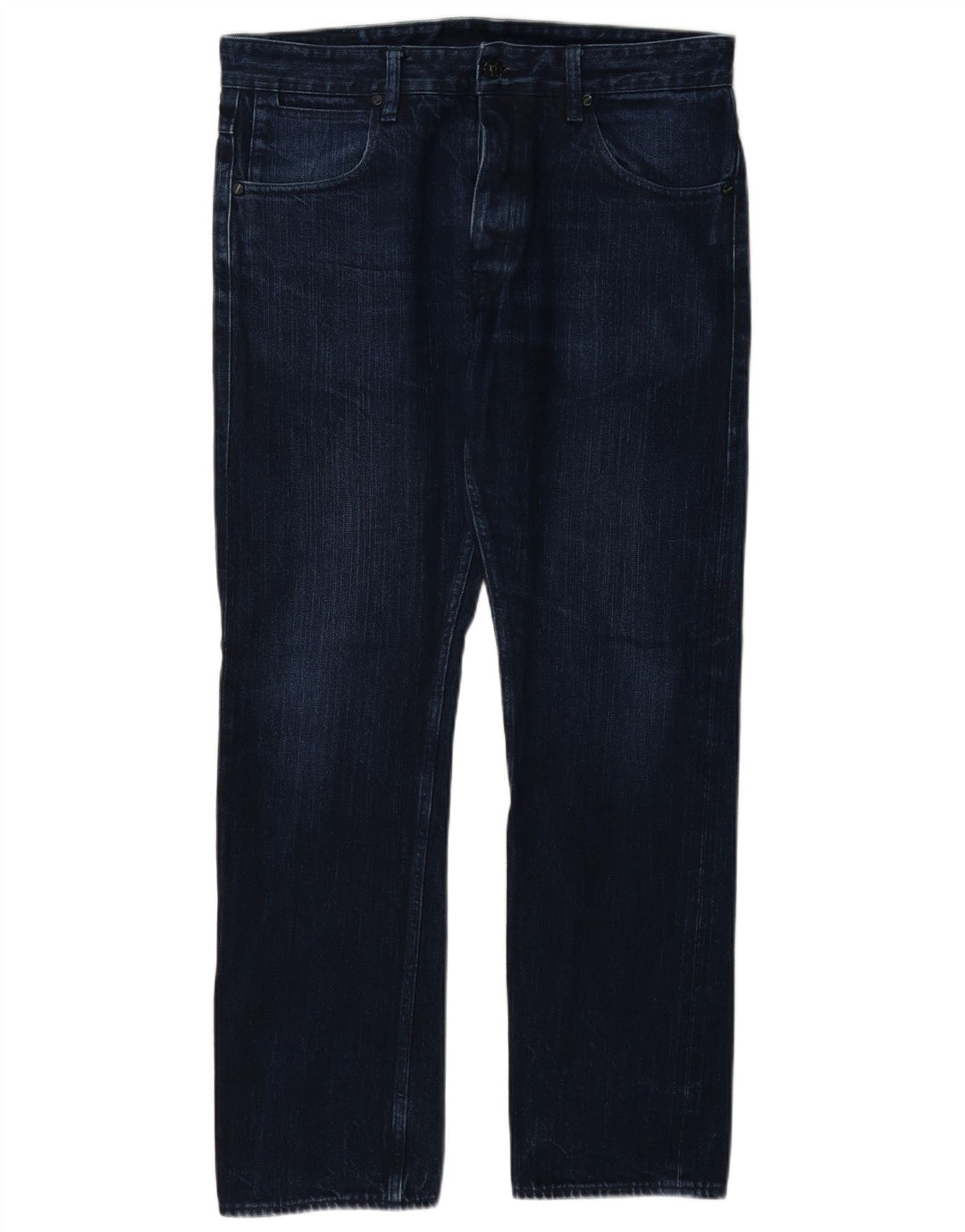 G-Star Herren Straight Jeans W33 L32 Blaue Baumwolle