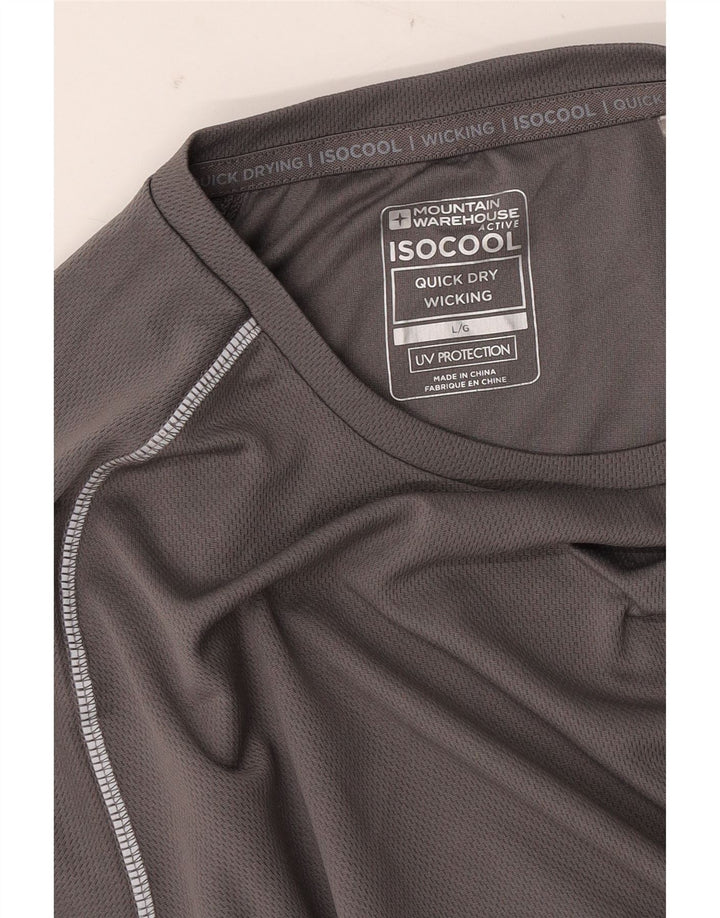 MOUNTAIN WAREHOUSE Herren IsoCool T-Shirt Top Large Grau