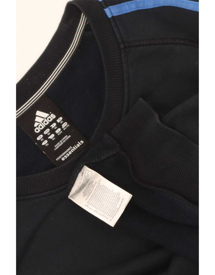 Adidas Herren Sweatshirt Pullover XL Schwarz Baumwolle