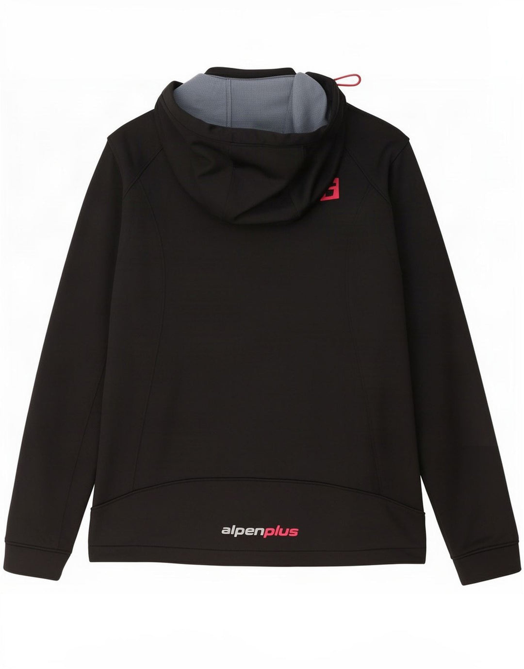Alpen Moden Damen-Windbreakerjacke mit Kapuze, UK 18, XL, Schwarz, Polyester