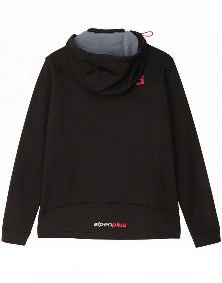 Alpen Moden Damen-Windbreakerjacke mit Kapuze, UK 18, XL, Schwarz, Polyester