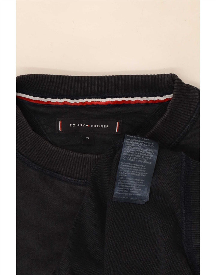 Tommy Hilfiger Herren-Sweatshirt mit Grafik, mittelgroß, Marineblau gestreift