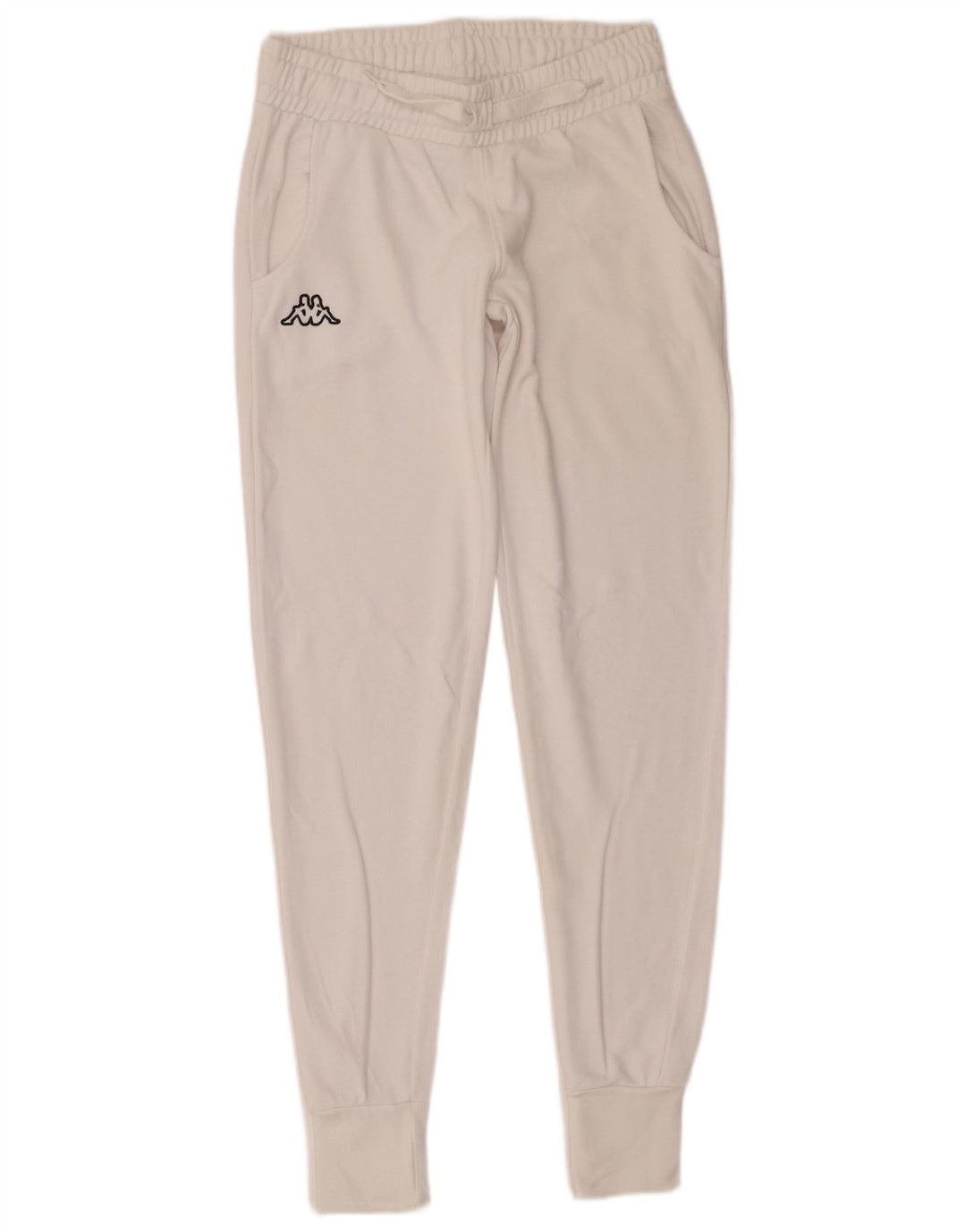 Kappa Damen Trainingshose Jogger UK 10 Small Weiß