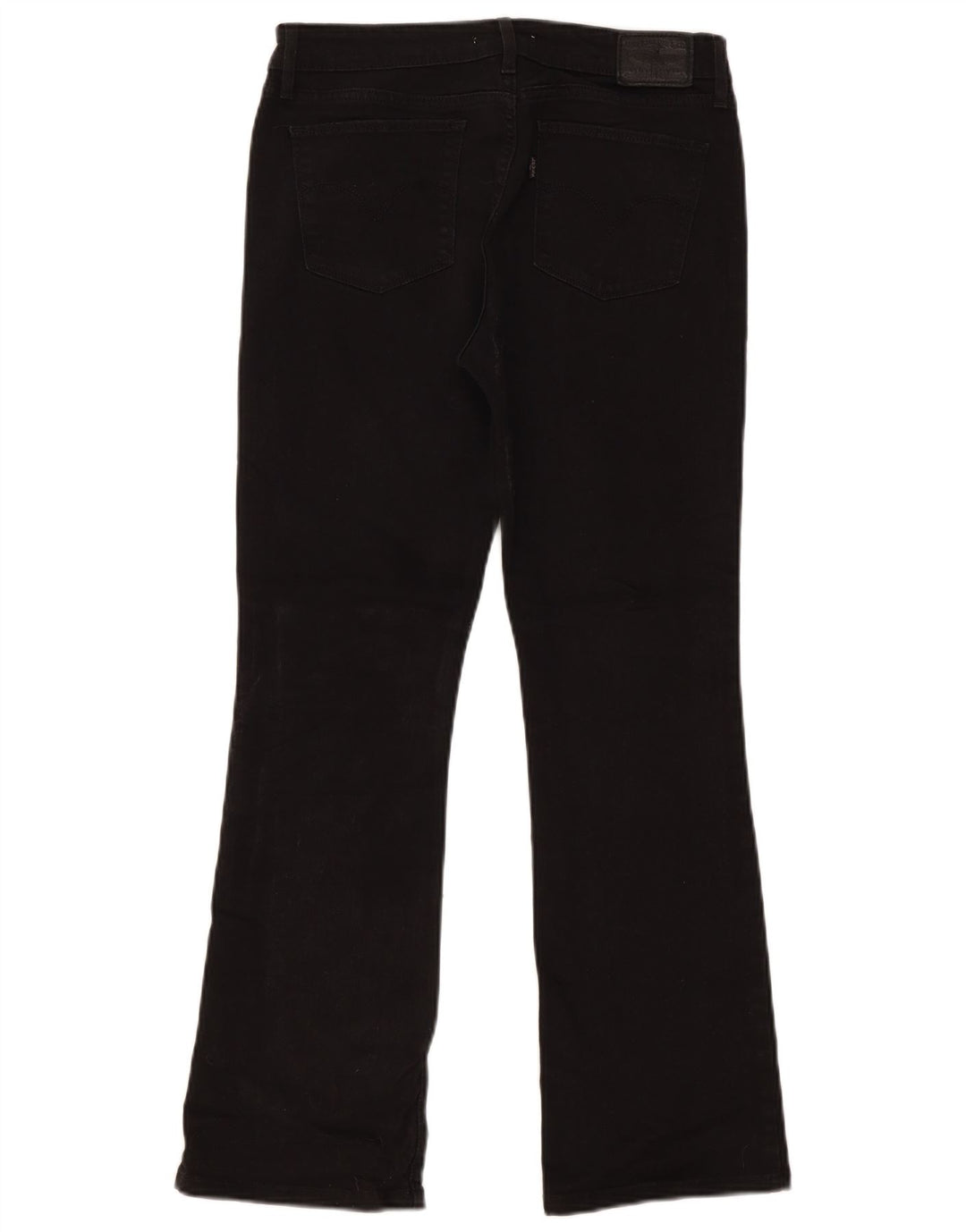 Levi's Damen 715 Bootcut Jeans W29 L29 Schwarze Baumwolle