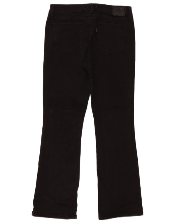 Levi's Damen 715 Bootcut Jeans W29 L29 Schwarze Baumwolle