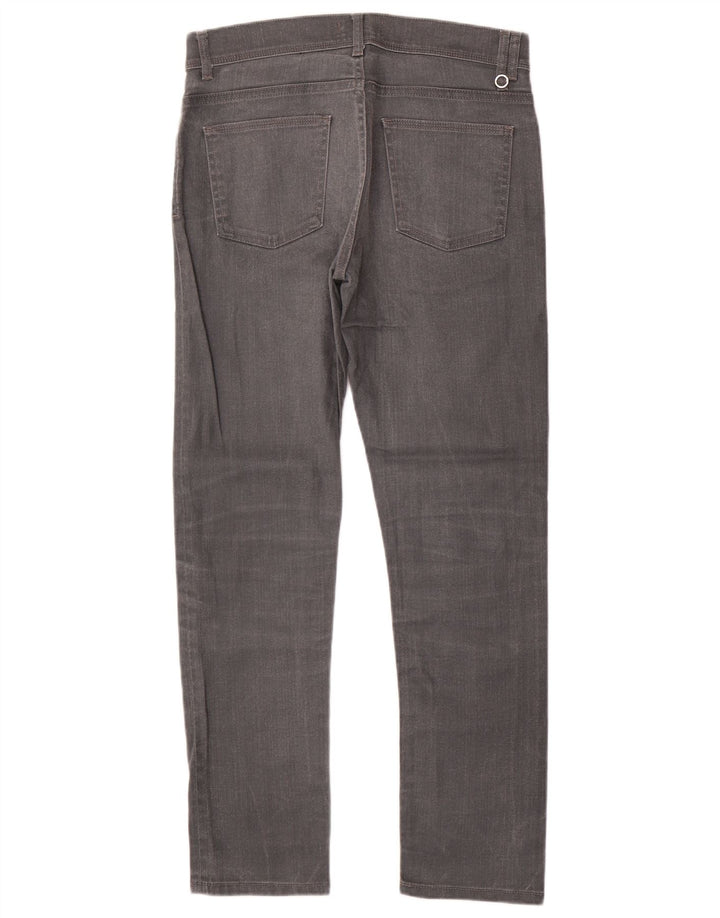 Zara Herren Slim Jeans EU 42 Large W32 L30 Graue Baumwolle