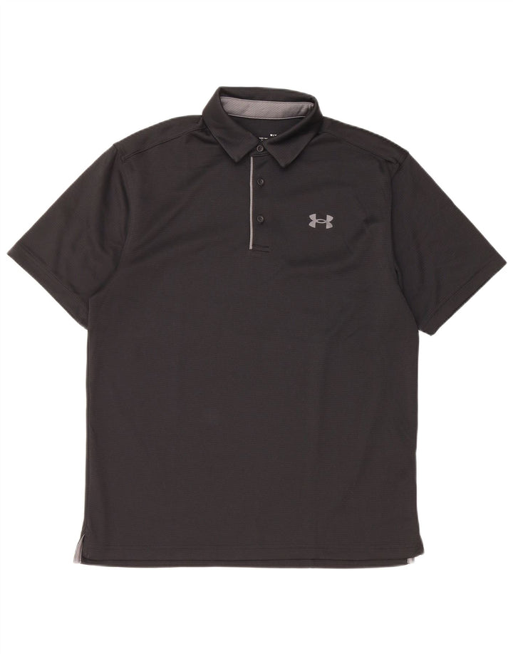Under Armour Herren Poloshirt Medium Schwarz Polyester