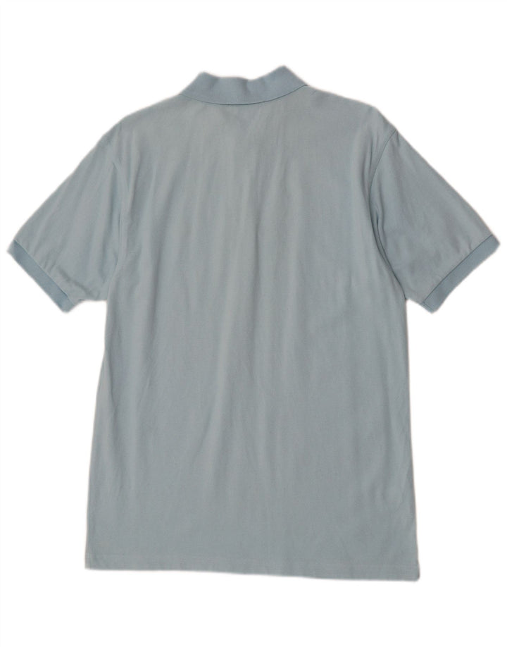 Fred Perry Herren-Poloshirt aus mittelblauer Baumwolle