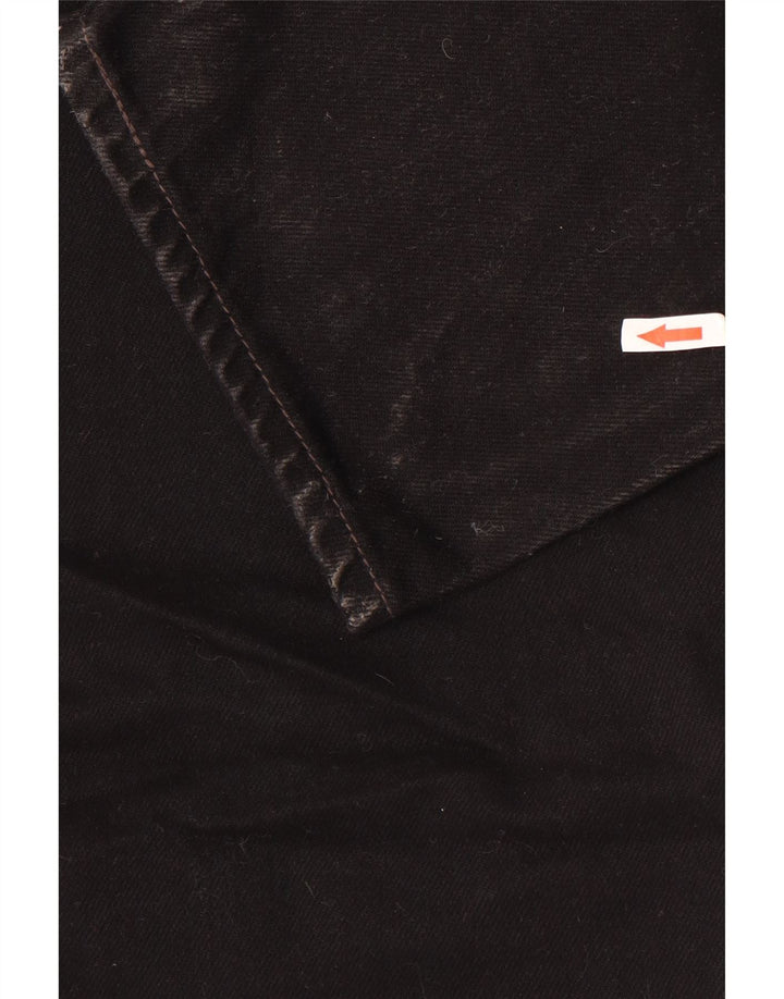 Levi's Herren 501 Straight Jeans W30 L30 schwarze Baumwolle