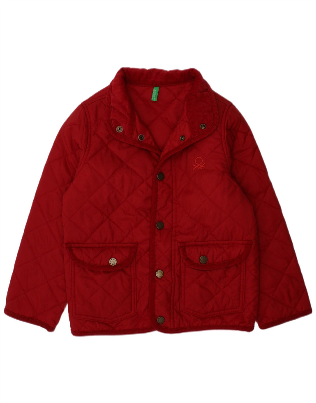 Benetton Steppjacke für Mädchen, 4–5 Jahre, XS, Rot, Polyamid