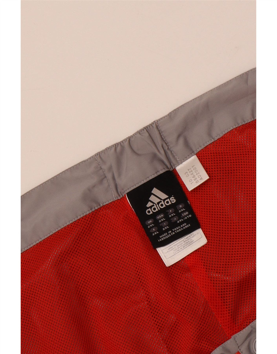 ADIDAS Herren Cargo Shorts 2XL W40 Grau Polyester