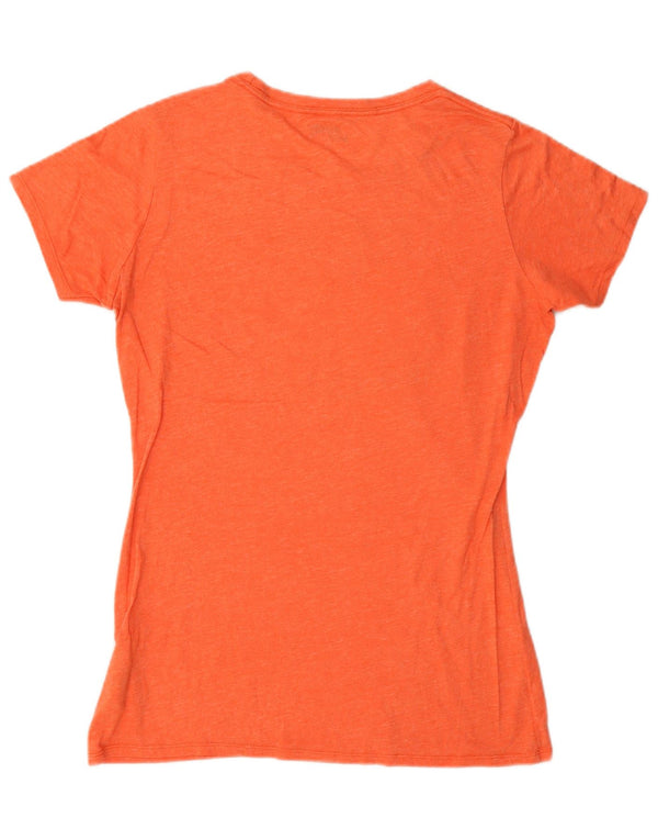 Columbia Grafik-T-Shirt für Damen, UK 10, Größe S, Orange, Paisley-Baumwolle