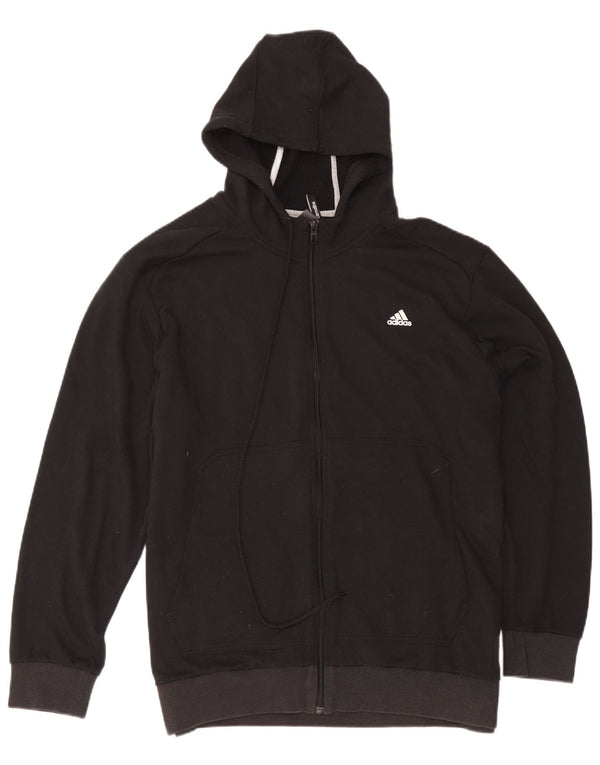 Adidas Herren Climalite Zip Hoodie Pullover 2XL Schwarz Polyester